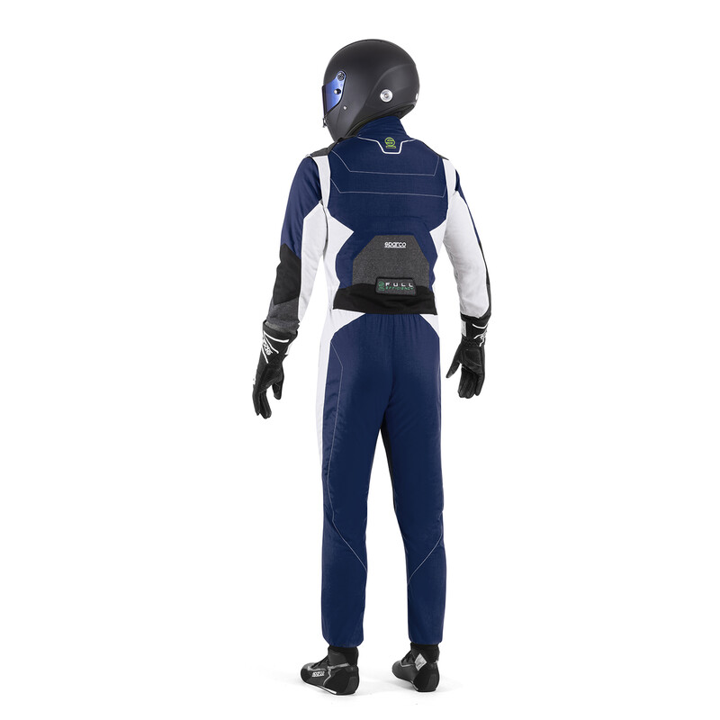 Combinaison Sparco X-Light Full Efficiency Bleue & Blanche (FIA 8856-2018)