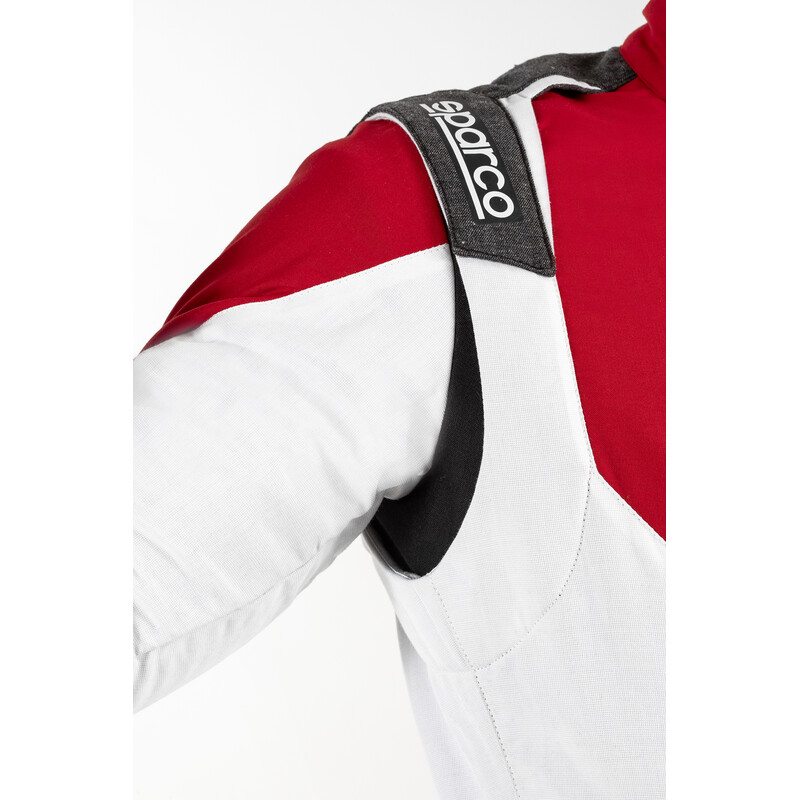 Combinaison Sparco X-Light Full Efficiency Rouge & Blanche (FIA 8856-2018)