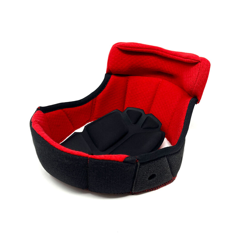 Rembourrage Supérieur pour Casque Sparco Flux RF / RF-i & Stealth RF - Rouge
