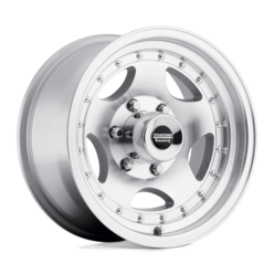 American Racing AR23 15x8" 5x120.65 ET-19, Gris Argenté Poli