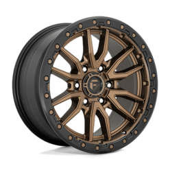 Fuel D681 Rebel 17x9" 6x139.7 ET-12, Bronze Mat, Cerclage Noir