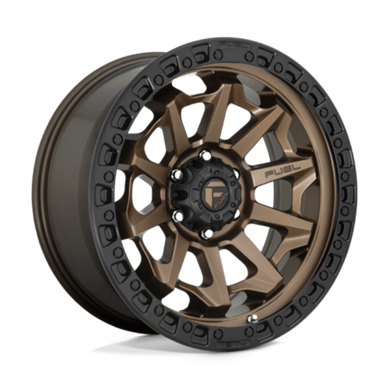 Fuel D696 Covert 16x8" 5x139.7 ET01, Bronze Mat, Cerclage Noir