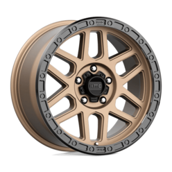 KMC KM544 Mesa 18x9" 5x150 ET25, Bronze Mat, Rebord Noir