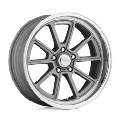 American Racing Vintage VN510 Draft 20x8.5" 5x127 ET06, Gris Vintage, Rebord Diamant
