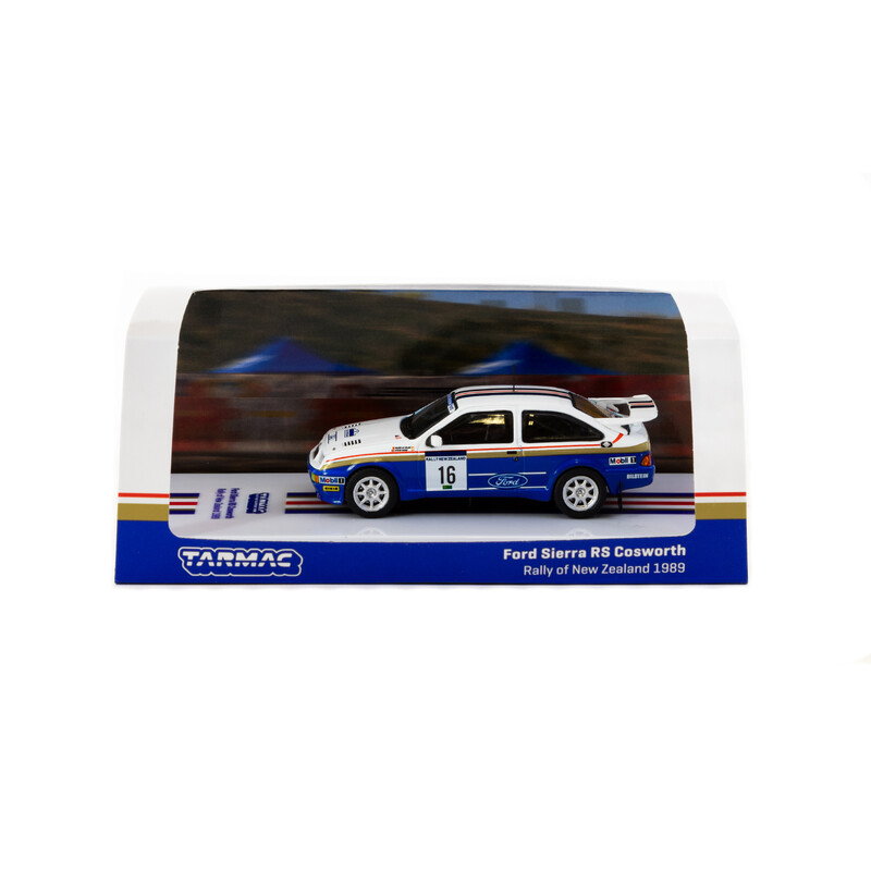 Tarmac Works 1/64 - Ford Sierra RS Cosworth | Rallye de Nouvelle-Zélande 1989