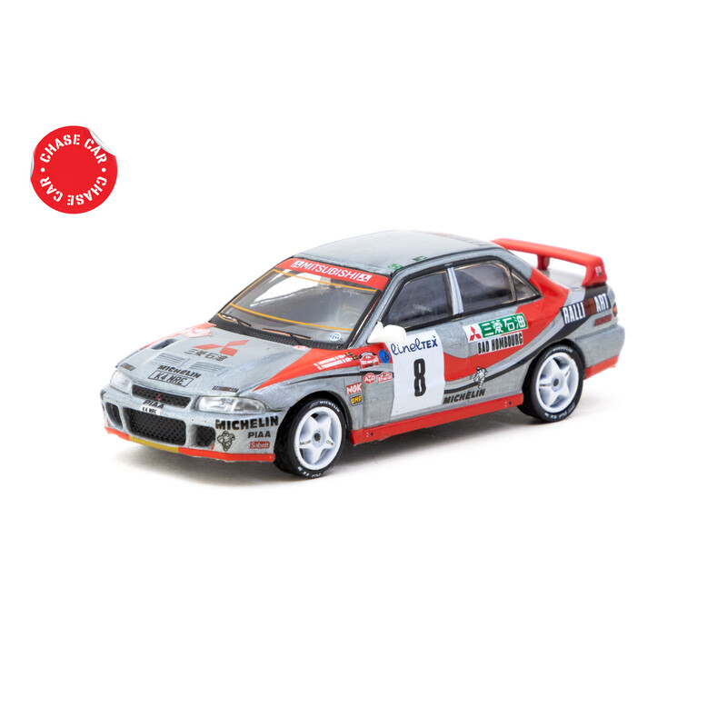 Tarmac Works 1/64 - Mitsubishi Lancer Evolution | Rallye de Monte-Carlo 1993