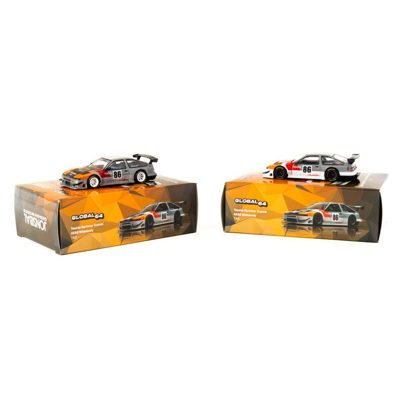 Tarmac Works 1/64 - Toyota Sprinter Trueno AE86 Widebody | TRD