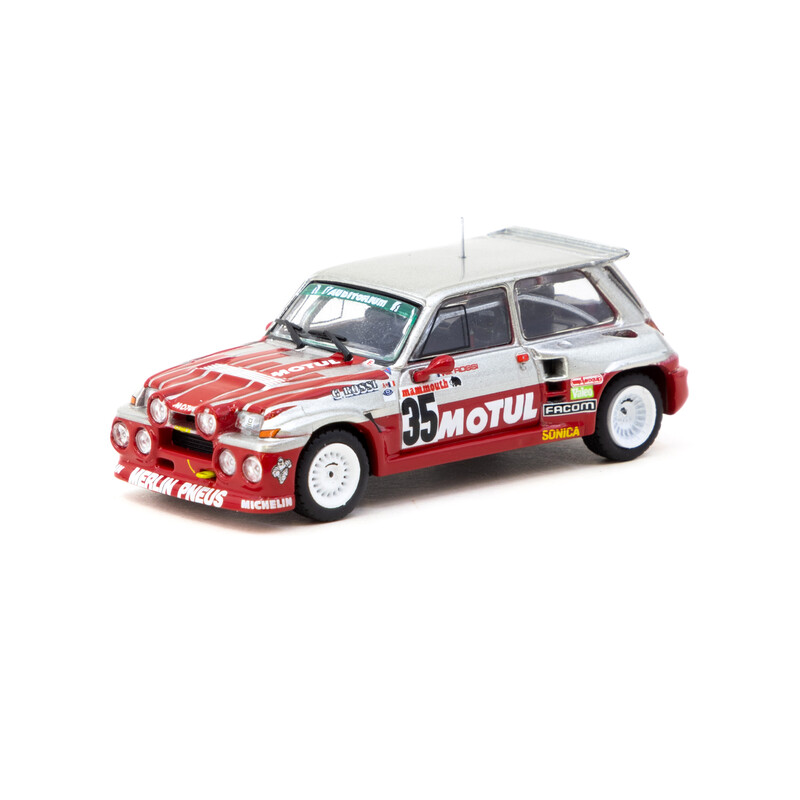 Tarmac Works 1/64 - Renault 5 MAXI Turbo | Championnat d'Europe de la Montagne 1987 