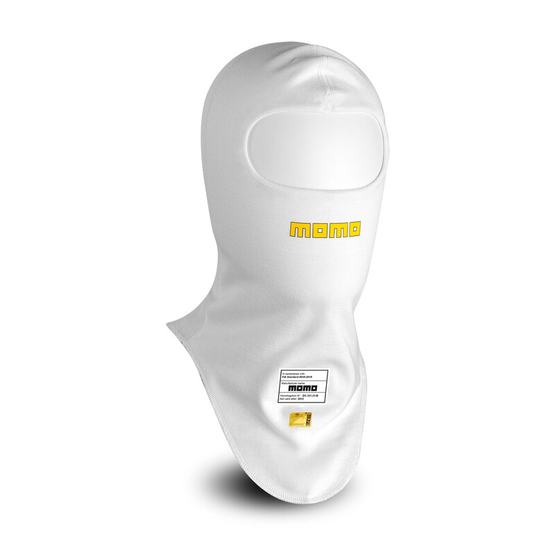 Cagoule Momo Pro Sans Coutures - Blanche (FIA)