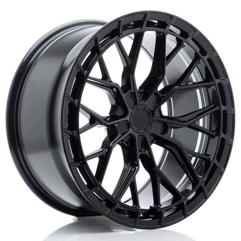 Japan Racing JR-48 19x9.5" (5 trous - sur mesure) ET20-45, Noir Brillant