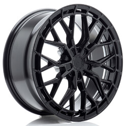 Japan Racing JR-48 20x8.5" (5 trous - sur mesure) ET20-45, Noir Brillant
