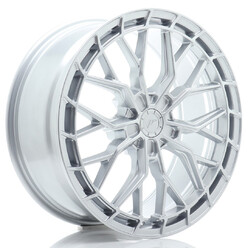 Japan Racing JR-48 20x8.5" (5 trous - sur mesure) ET20-45, Gris Argenté