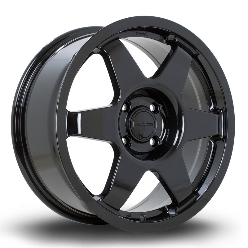 Rota Sprint 17x7.5" 4x100 ET42, Noir Brillant