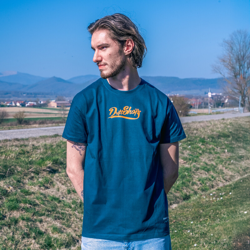 T-Shirt DriftShop Vintage - Bleu Pétrole - Homme
