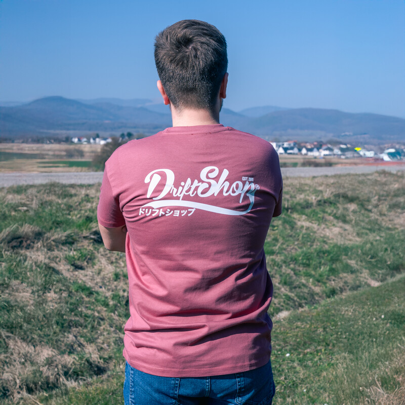 T-Shirt DriftShop Vintage - Vieux Rose - Homme