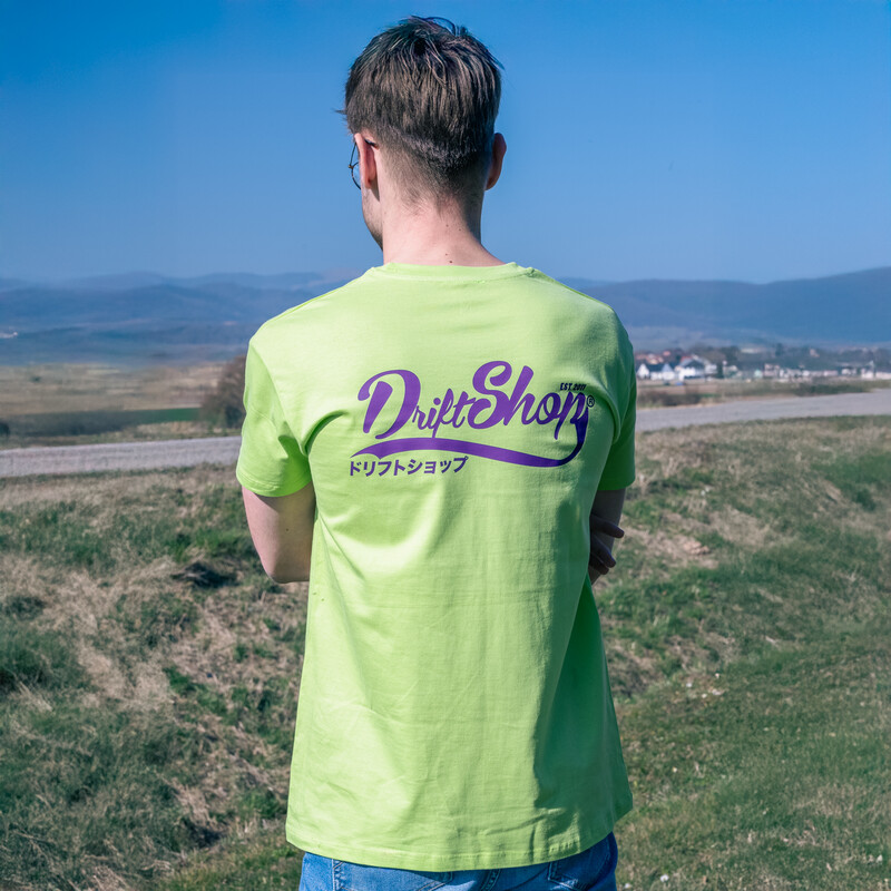 T-Shirt DriftShop Vintage - Vert Pomme - Homme