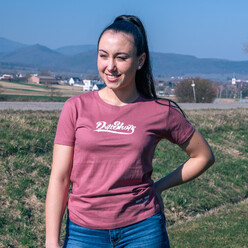 T-Shirt DriftShop Vintage - Vieux Rose - Femme