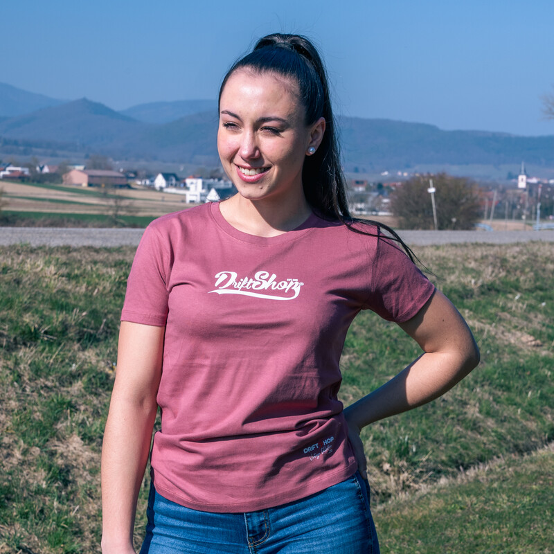 T-Shirt DriftShop Vintage - Vieux Rose - Femme