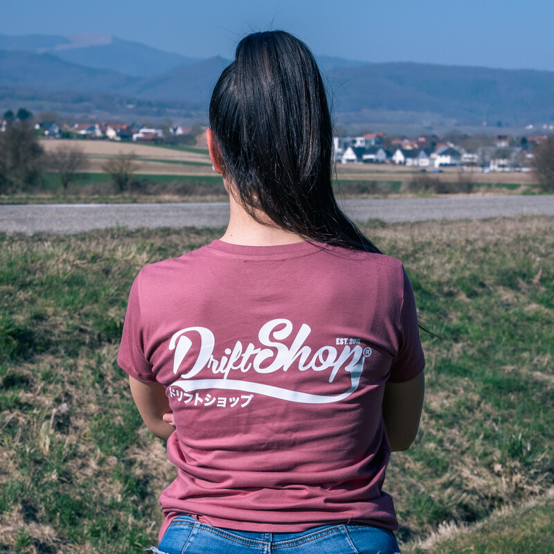 T-Shirt DriftShop Vintage - Vieux Rose - Femme