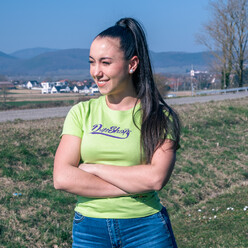 T-Shirt DriftShop Vintage - Vert Pomme - Femme