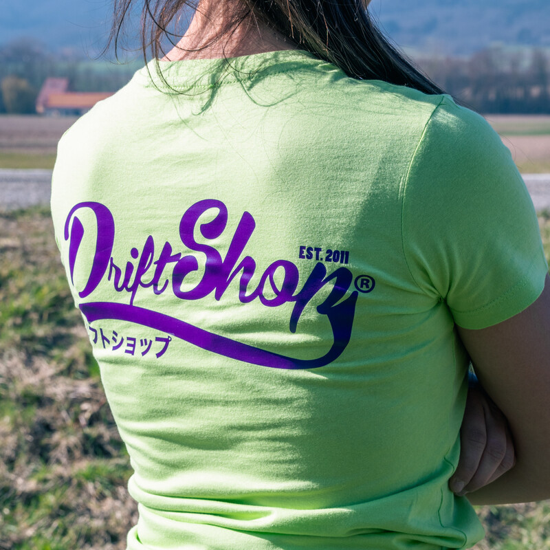 T-Shirt DriftShop Vintage - Vert Pomme - Femme