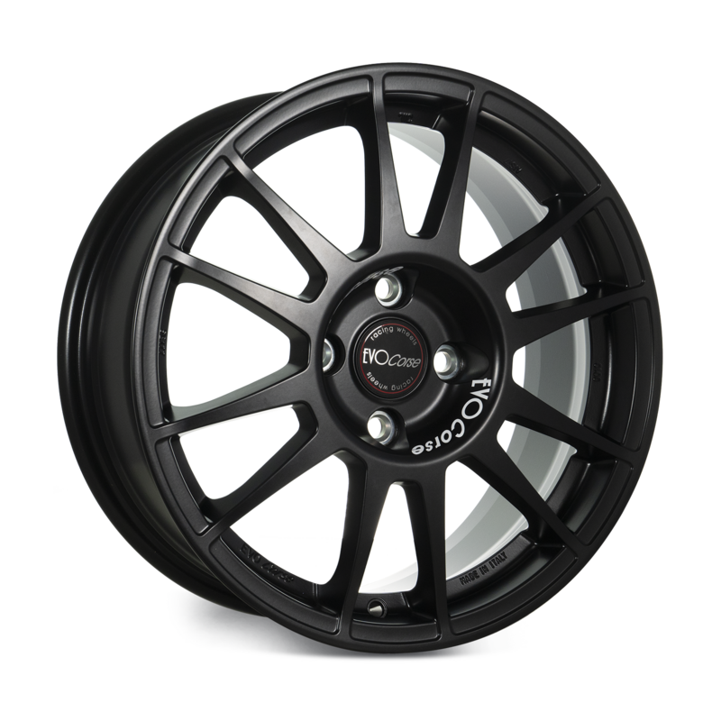 Jante Evo Corse SanremoCorse 16x6.5" 4x100 ET31, Noir Mat (Renault Clio Rally 5)