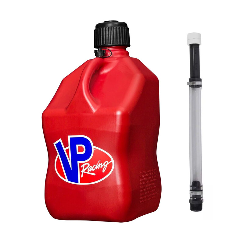 Bidon VP Racing Rouge 20L (5.5 gal) + Tuyau Deluxe