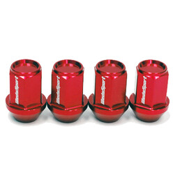 Ecrous WedsSport Rouges en Aluminium Forgé M12x1.5 (Pack de 4)