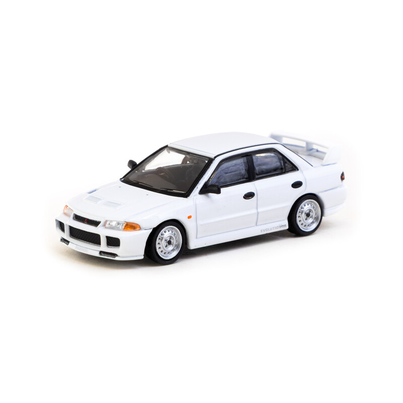 Tarmac Works 1/64 - Mitsubishi Lancer RS Evolution III - Blanc