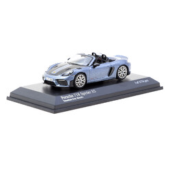 Tarmac Works 1/64 - Porsche 718 Spyder RS Vanadium Grey Metallic