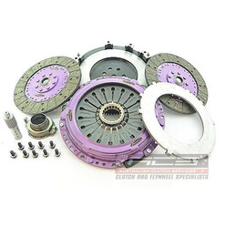 Embrayage Renforcé Xtreme Clutch Organique Bidisque + Volant Moteur pour Mitsubishi Lancer Evo 7 (VII)
