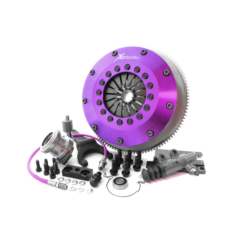 Embrayage Renforcé Xtreme Clutch Céramétallique Bidisque 200mm + Volant Moteur pour Toyota Chaser (JZX90)