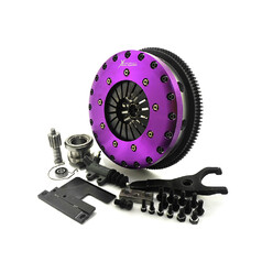 Embrayage Renforcé Xtreme Clutch Organique Bidisque + Volant Moteur pour Toyota Supra MK4 3.0 i Bi-Turbo (JZA80)