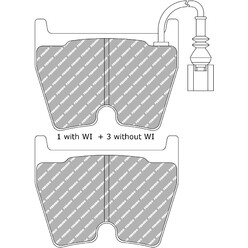 Plaquettes de Freins Avant Ferodo DS Performance pour Audi TT FV (2014+)