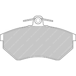 Plaquettes de Freins Avant Ferodo DS3000 pour Audi Coupe (81-88)