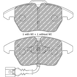 Plaquettes de Freins Avant Ferodo DS2500 pour Audi TT 8J (06-14)