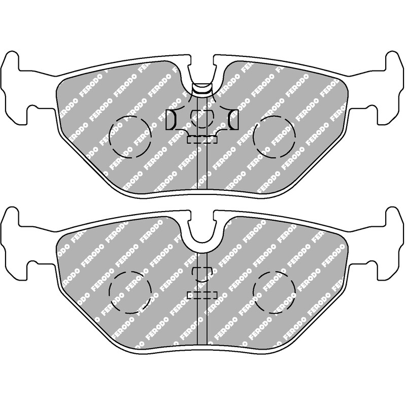 Plaquettes de Freins Arrière Ferodo DS2500 pour BMW E34 (88-97)