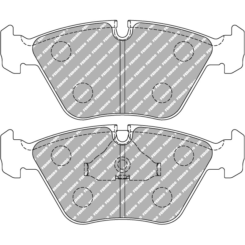 Plaquettes de Freins Avant Ferodo DS2500 pour BMW E32 (86-94)