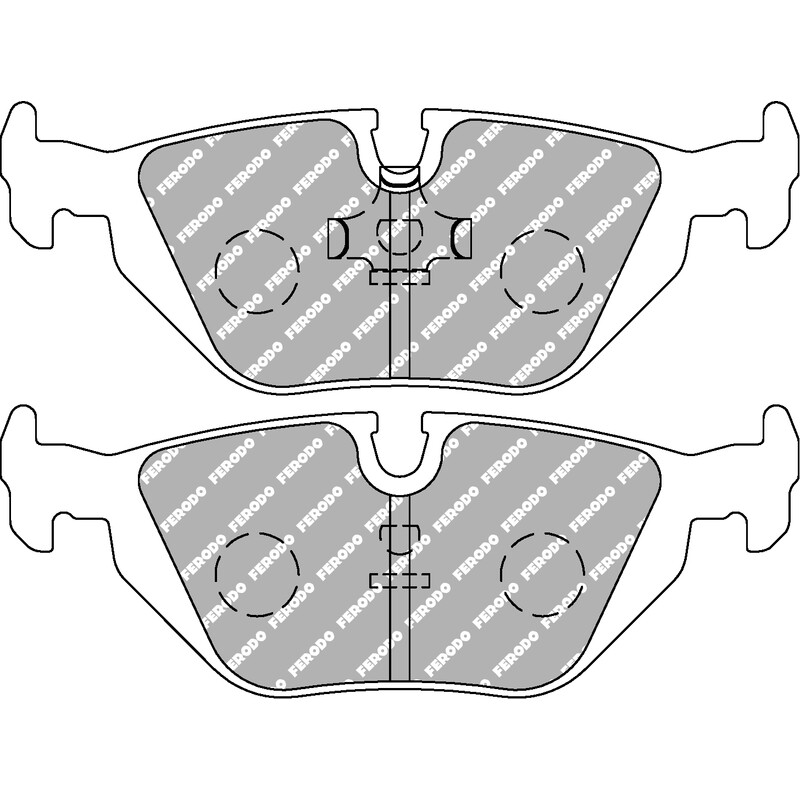 Plaquettes de Freins Arrière Ferodo DS2500 pour BMW Z3 (95-03)