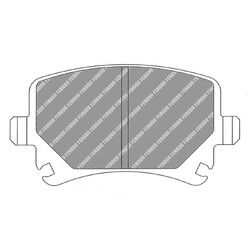 Plaquettes de Freins Arrière Ferodo DS2500 pour Seat Toledo 5P (04-09)