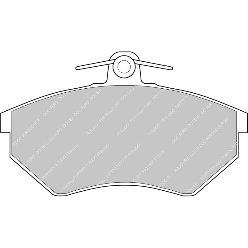 Plaquettes de Freins Avant Ferodo DS3000 pour VW Corrado (89-95)