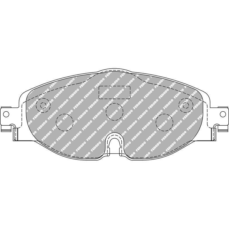 Plaquettes de Freins Avant Ferodo DS2500 pour VW Golf 7 (2012+)