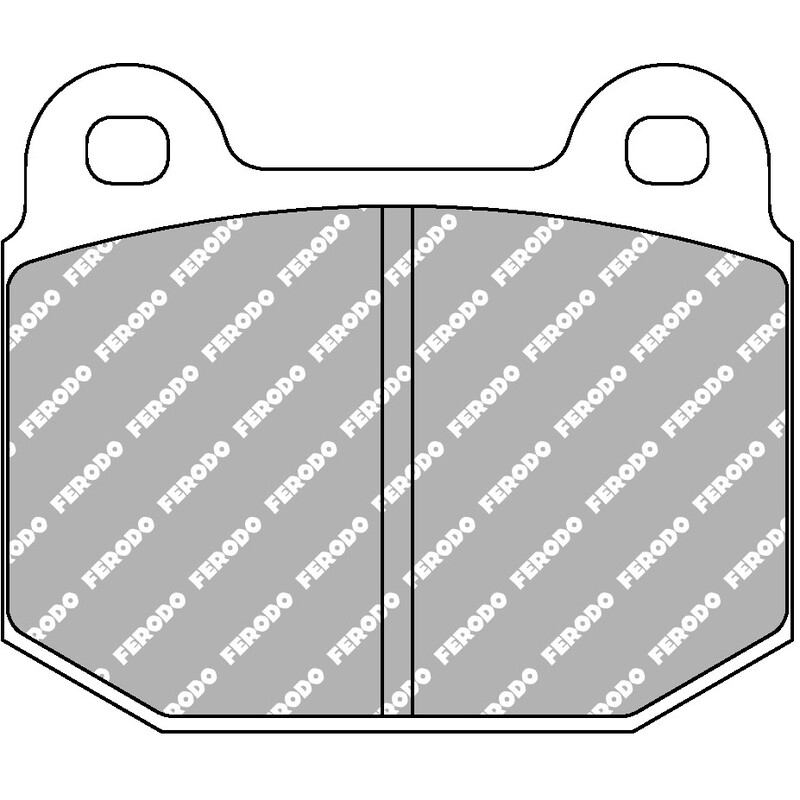 Plaquettes\u0020de\u0020Freins\u0020Arri\u00E8re\u0020Ferodo\u0020DS3000\u0020pour\u0020Renault\u0020Clio\u0020R3