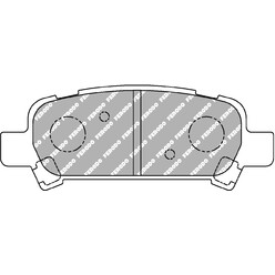 Plaquettes de Freins Arrière Ferodo DS2500 pour Subaru Impreza GC / GF (94-00)