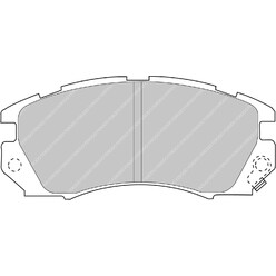Plaquettes de Freins Avant Ferodo DS2500 pour Subaru Impreza GC / GF (94-98)