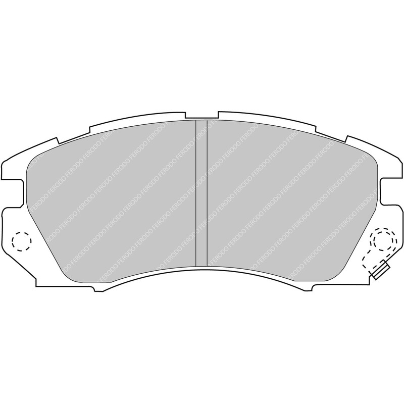 Plaquettes de Freins Avant Ferodo DS2500 pour Subaru Impreza GC / GF (94-98)
