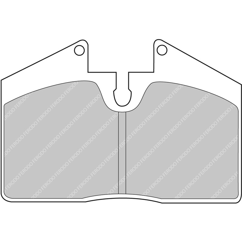 Plaquettes de Freins Avant Ferodo DS2500 pour Ferrari 355 Berlinetta (94-99)