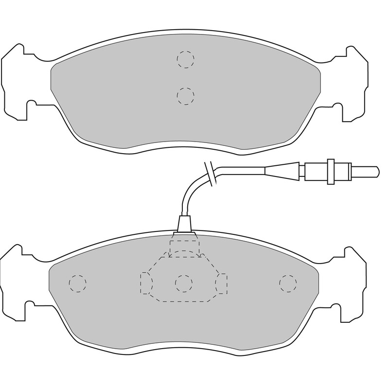 Plaquettes\u0020de\u0020Freins\u0020Avant\u0020Ferodo\u0020DS2500\u0020pour\u0020Peugeot\u0020306\u0020FCP876H\u0020\u002893\u002D02\u0029