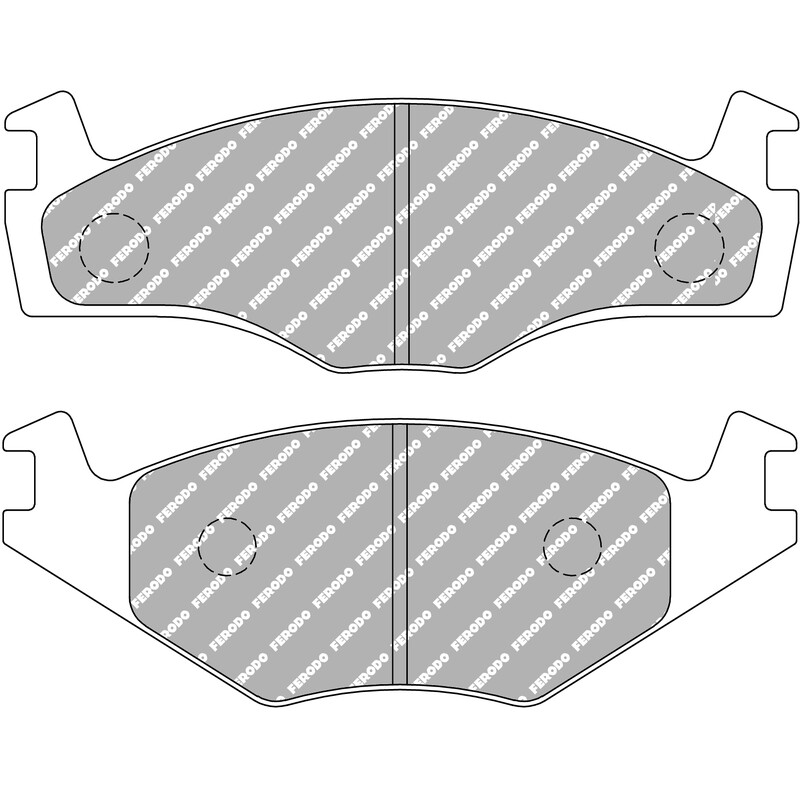 Plaquettes\u0020de\u0020Freins\u0020Avant\u0020Ferodo\u0020DS2500\u0020pour\u0020VW\u0020Golf\u00202\u0020\u002883\u002D92\u0029