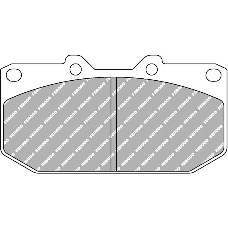 Plaquettes de Freins Avant Ferodo DS2500 pour Nissan 300ZX (89-01)